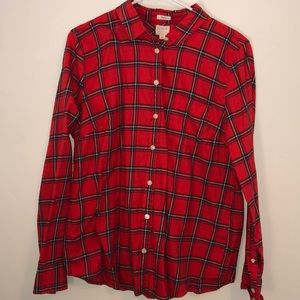 J Crew plaid shirt